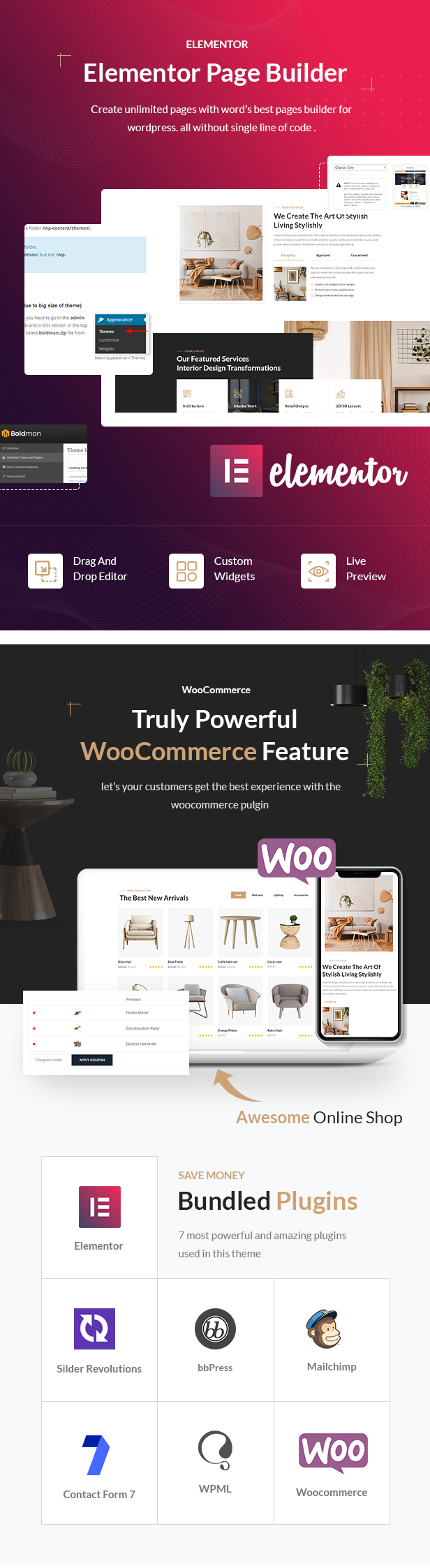 Inoterior - Architecture & Interior Designer WordPress Theme + RTL